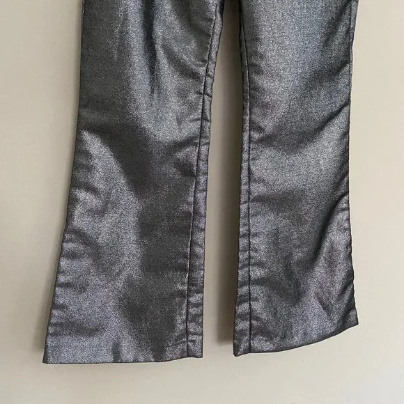 House of CB Jas Silver Kick Flare Trouser - Picture 10 of 14